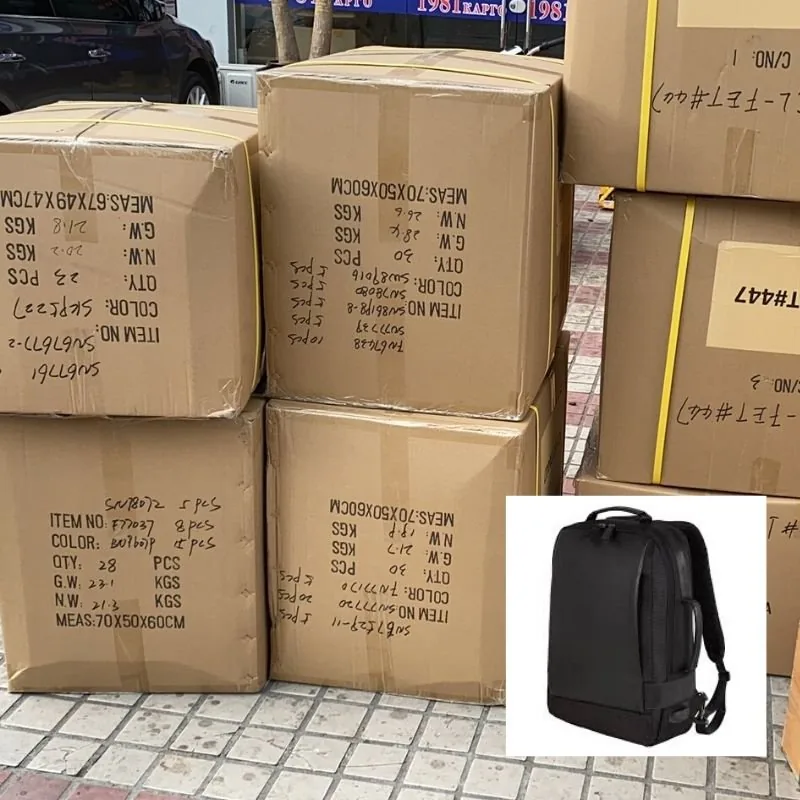 Рюкзаки оптом из Китая в Москву (126 шт.) - доставка и оформление.